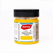 Karin Ebru / Papiermarmer Verf - Geel - 105 ml