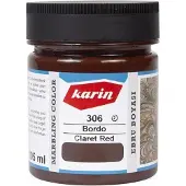 Karin Ebru / Papiermarmer Verf - Bordeaux - 105 ml