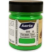 Karin Ebru / Papiermarmer Verf - Fluorescent Groen - 105 ml