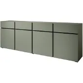 Meubella Dressoir Cainan - Groen - 225 cm