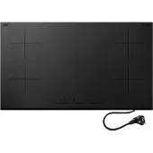 Inventum IKI9035MAT matte inbouw inductiekookplaat 90 cm - 2-fase - 5 kookzones - 2x Bridgefunctie - Boost - Timer - Kinderslot - Facetrand voorzijde - Elektrische kookplaat 5 pits - Mat Zwart