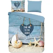 Pure Dekbedovertrek beach