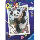 Ravensburger CreArt Playful Panda - Schilderen op nummer voor kinderen