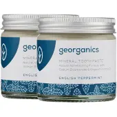 Georganics Minerale Tandpasta – Pepermunt - 2 stuks - Whitening - Vegan - COSMOS Natural