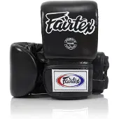 Fairtex Zakhandschoenen Leder - Wit/Zwart - M