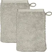 Cawö Washandje Pure Uni Chalk (Set van 6)