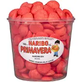 Haribo Primavera Schuimaardbeien - 150 stuks