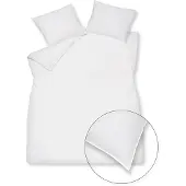Vandyck Dekbedovertrek Washed Cotton White Katoen-240 x 200 / 220 cm | Lits-Jumeaux