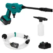 Vonroc Accu drukreiniger 20V | Incl. Accessoires - Incl. 2.0Ah Accu en Snellader