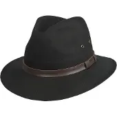 Hatland Bomont - Katoenen regenhoed - Zwart - XL