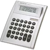 Genie Zakrekenmachines, 8-cijferig (Zonnecellen, Batterijen)