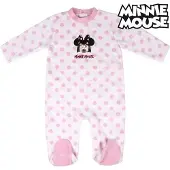 No name Baby Minnie Mouse Boxpak - Velours - Wit/Roze - Maat 68 (6 maanden)