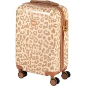 Princess Traveller Leopard - Handbagagekoffer - Crème/Taupe - S - 55cm