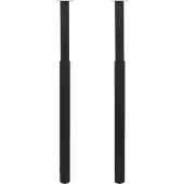 vidaXL - Tafelpoten - telescopisch - 710-1100 - mm - zwart - 2 - st