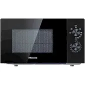 Hisense H20MOBP1G, Werkblad, Magnetron met grillfunctie, 20 liter, 700 watt, Draaibaar, Zwart