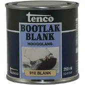 Tenco Houtlak - Hoogglans - Blank 910 - 0,25l