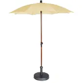 Cotoons Stokparasol Olivia 200/8/33/36 wood yellow Max&Luuk