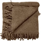 Unique living Selien 200 b 150 cm bisonbruin plaid