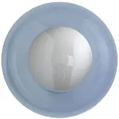 Ebb & Flow Horizon Plafond- / Wandlamp Ø: 21 cm | Shiny Silver | Deep blue E14 IP44