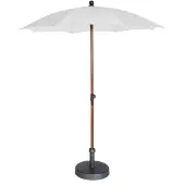 Cotoons Stokparasol Olivia 200/8/33/36 wood white Max&Luuk