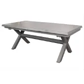 SenS-Line - Monaco Keramiek - Uitschuifbare tuintafel - 167-207cm - Antraciet