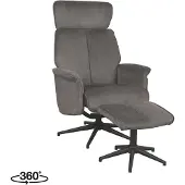 Label51 - Fauteuil Verdal - Grijs - 79x77x109cm