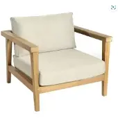 Cotoons Loungestoel Duke Teak Stone