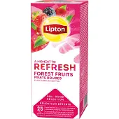 Lipton Feel Good Selection Forest Fruit - 150 Theezakjes - Zwarte Thee Bosvruchten- 6 x 25 Zakjes - Voordeelverpakking