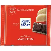 Ritter Sport - Chocolade puur-marsepein 100gr | 12 stuks