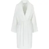 Casilin - Badjas voor Dames en Heren - Maat XXL - Sauna Wafelbadjas Voor Volwassen - Met riem - Katoen - Absorberend - Wasmachinebestendig - Wit
