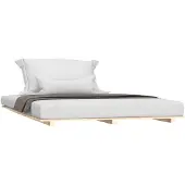 vidaXL Bedframe massief grenenhout 120x200 cm