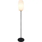 LumenXL Staande lamp Karsten - zwart met wit glas
