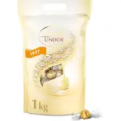Lindt LINDOR Witte chocolade bonbons 1kg - 80 chocolade bonbons