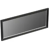 Forzalaqua Spiegel Reno 100x2x80 Cm Eiken Black Oiled