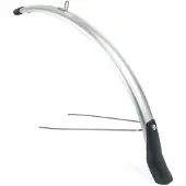 Eurofender Voorspatbord 28 inch - 51 mm breed - Zilver - Kunststof - Geschikt voor Batavus, Gazelle, Giant