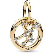 Pandora Hanger, Maagd dierenriem charm/bedels, (Gouden)