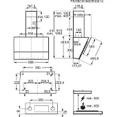 Electrolux LFV619K Muurmontage Zwart 700 m³/uur A