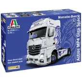 Italeri 3935 MB Actros MP4 Show GigaSpace Vrachtwagen (bouwpakket) 1:24