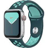 Apple origineel Nike Sport Band Watch 38mm / 40mm / 41mm / 42mm Midnight Turquoise / Aurora Green - MXQX2ZM/A