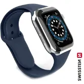Swissten Silicone band for apple watch 42-44 mm navy