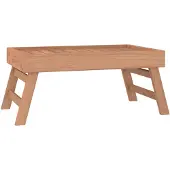 vidaXL Dienblad inklapbaar 55x35x25 cm massief teakhout
