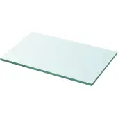 vidaXL Wandschap transparant 30x15 cm glas