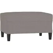 vidaXL Voetenbank 70x55x41 cm stof taupe