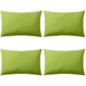 vidaXL Buitenkussens 60x40 cm appeltjesgroen 4 st