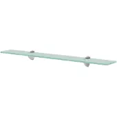 vidaXL Zwevend schap 70x20 cm 8 mm glas