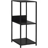vidaXL Boekenkast 33,5x39,6x79,7 cm bewerkt hout zwart
