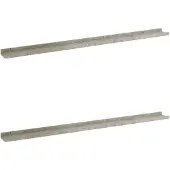vidaXL Wandschappen 2 st 115x9x3 cm betongrijs