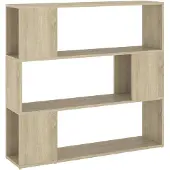 vidaXL Boekenkast/kamerscherm 100x24x94 cm sonoma eikenkleurig