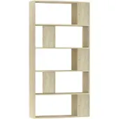 vidaXL Boekenkast/kamerscherm 80x24x159 cm bewerkt hout sonoma eiken