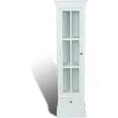 vidaXL Boekenkast met 3 schappen hout wit